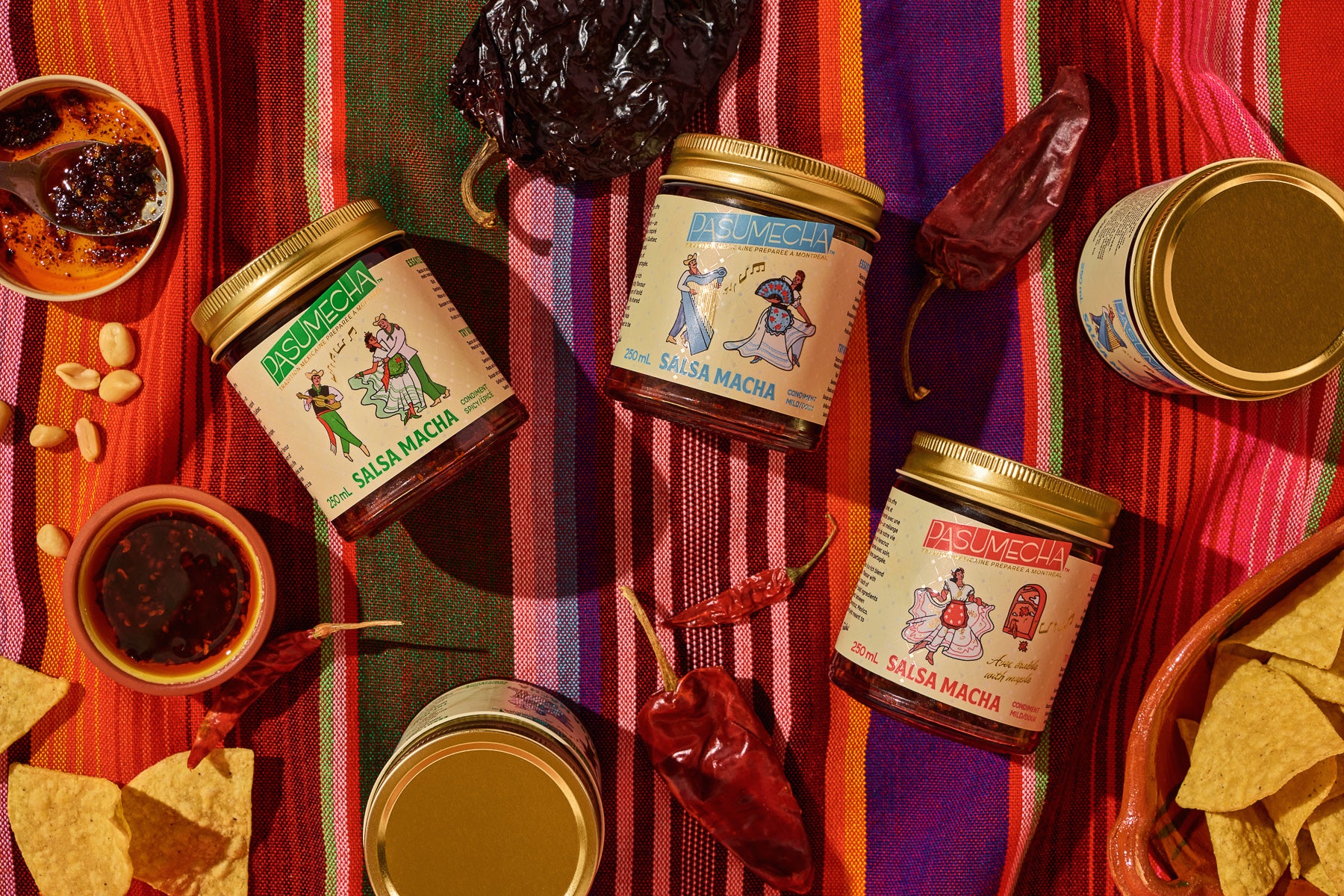 3 pots de salsa parfait pour cadeau à offrir
